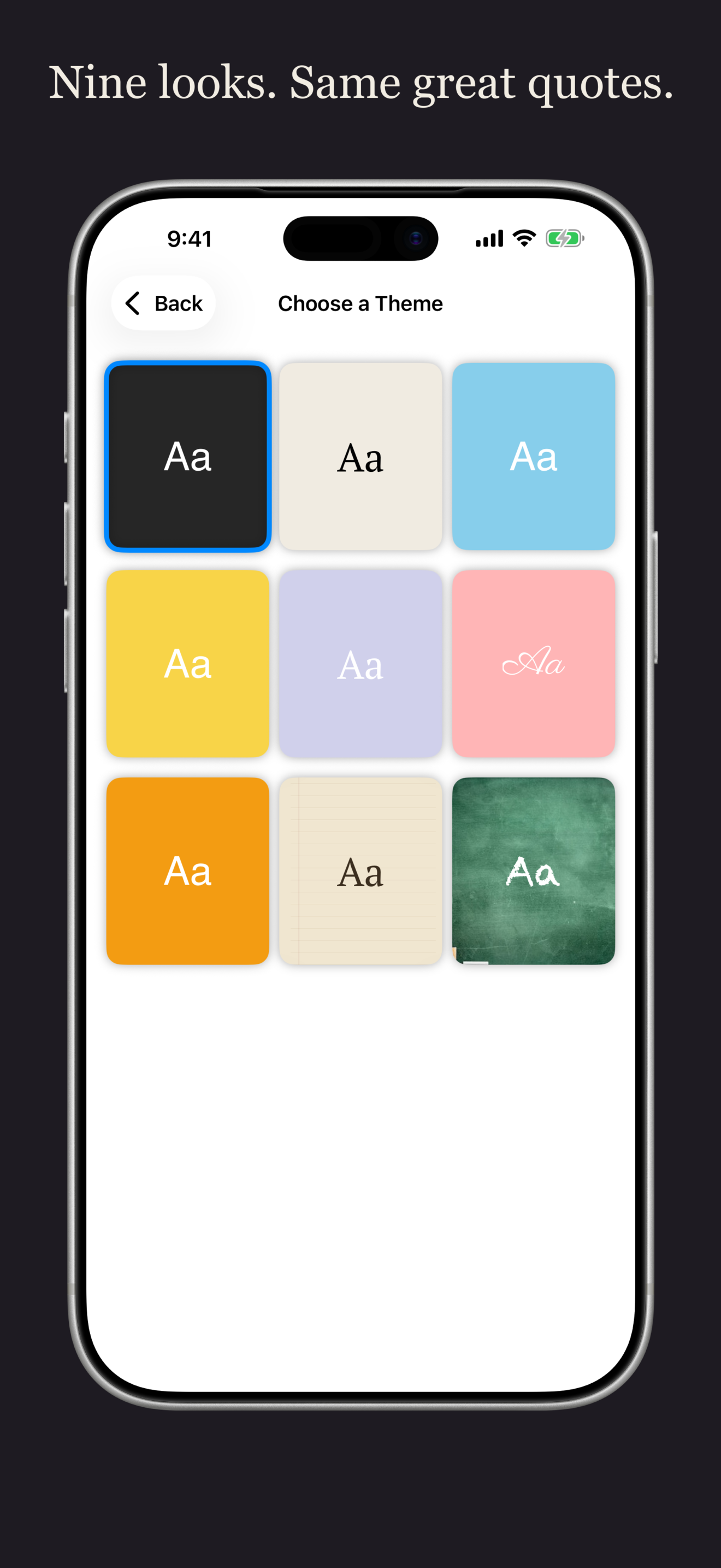 Theme picker